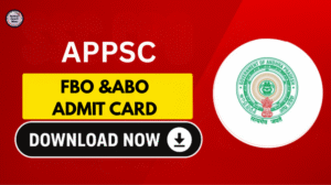 AFFSP APPSC FBO and ABO Admit Card